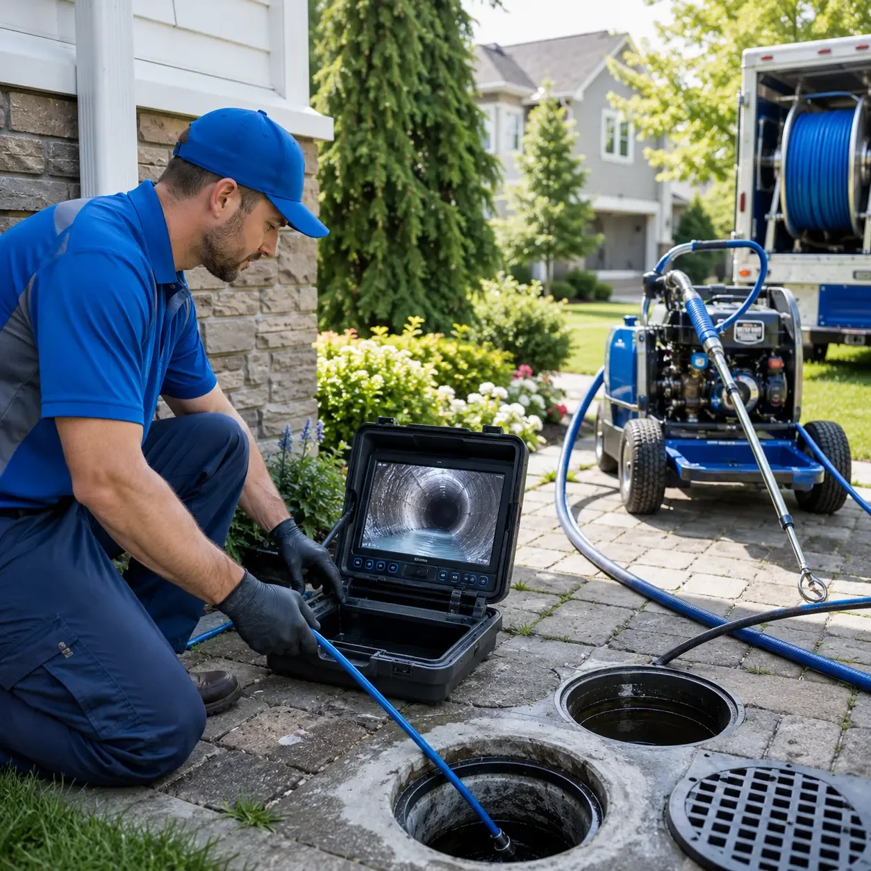 Outdoor drain cleaning professionals serving Castalia, OH